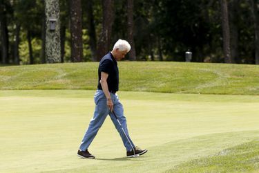Partie de golf entre Barack Obama et Bill Clinton à Martha&#039;s Vineyard