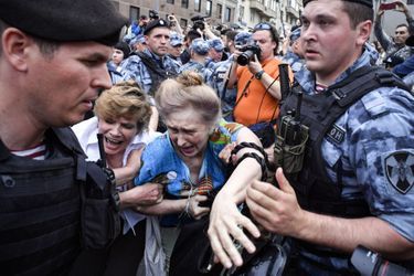Manifestation à Moscou le 12 juin 2019.