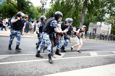 Manifestation à Moscou le 12 juin 2019.