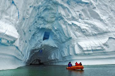 Un iceberg en Antarctique. 
