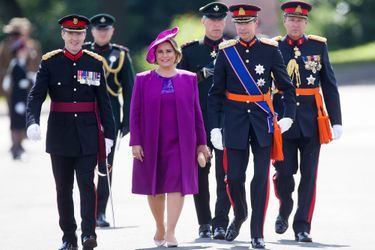 La grande-duchesse Maria Teresa et le grand-duc Henri de Luxembourg à Sandhurst, le 11 août 2017