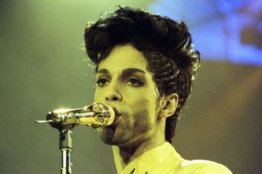 Prince en concert à Londres en juin 1992.