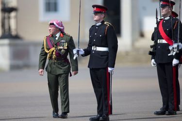 Le roi Abdallah II de Jordanie à Sandhurst, le 11 août 2017