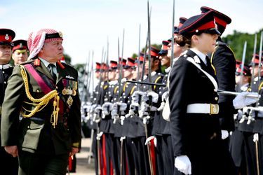 Le roi Abdallah II de Jordanie à Sandhurst, le 11 août 2017