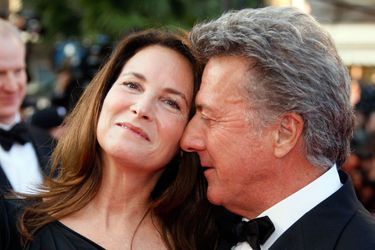 Dustin Hoffman et sa femme Lisa Gottsegen au Festival de Cannes en 2008