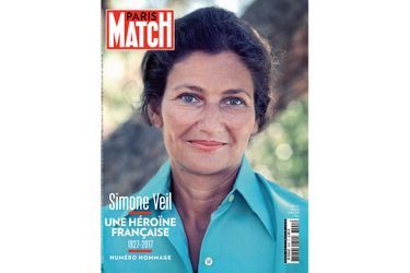 Simone Veil en couverture du numéro 3555 de Paris Match.