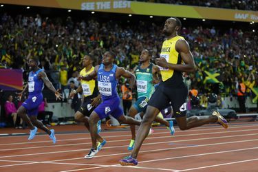 Usain Bolt a couru samedi le dernier 100 mètres de sa carrière aux championnats d&#039;athlétisme de Londres