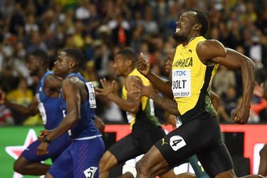 Usain Bolt a couru samedi le dernier 100 mètres de sa carrière aux championnats d&#039;athlétisme de Londres