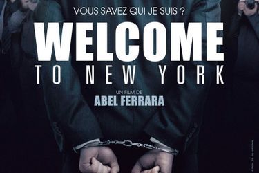 Extrait de l&#039;affiche de &quot;Welcome To New York&quot; avec Gérard Depardieu et Jacqueline Bisset.