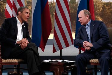 Barack Obama et Vladimir Poutine au sommet du G8 en Irlande du Nord, en juin 2013.
