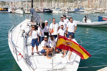 Le roi Felipe VI d&#039;Espagne à Palma de Majorque, le 5 août 2015