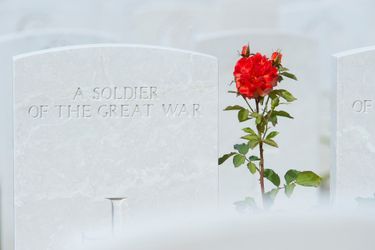 L'hommage aux soldats morts lors de la Première guerre mondiale.