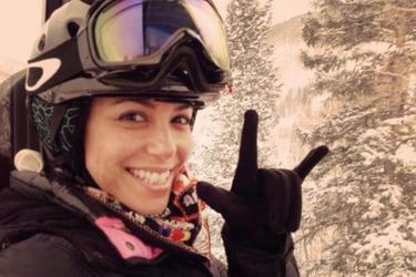 Eva Longoria au ski.