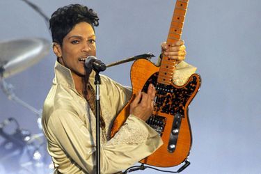 Prince en concert en juillet 2011. 
