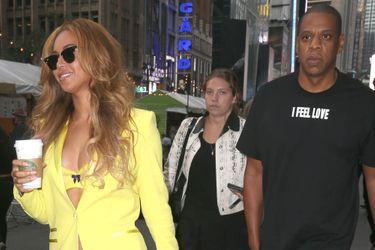 Beyoncé et Jay Z dans les rues de New York, en mai 2015.