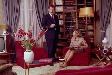 Photo très officielle, en septembre 1966, avec Micheline. Ils fêtent leurs 20 ans de mariage.