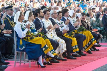 La famille royale de Suède à Stockholm, le 6 juin 2019