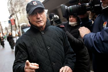 Bernard Madoff en décembre 2008. 