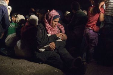 Des réfugiés syriens