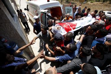 Les funérailles de Laith Khaldi à Ramallah