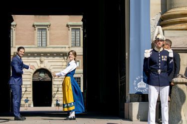 La princesse Sofia et le prince Carl Philip de Suède à Stockholm, le 6 juin 2019