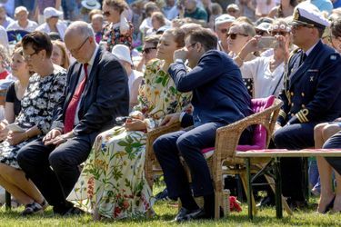 La princesse Victoria de Suède et le prince consort Daniel à Solna, le 6 juin 2019