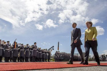 Barack Obama et Angela Merkel