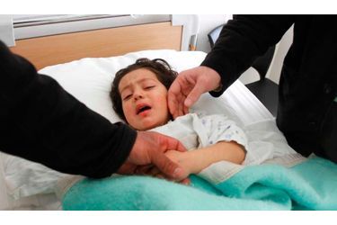 Nour al-Houda Idriss, 4 ans, soignée à Tripoli, au Nord du Liban.