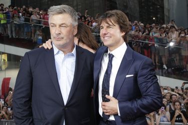 Alec Baldwin et Tom Cruise à New York le 27 juillet 2015