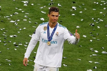 Cristiano Ronaldo samedi soir à Kiev. 