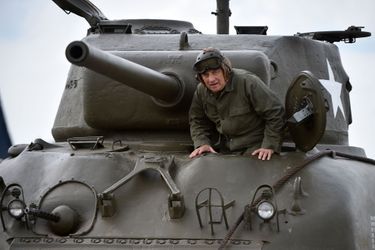 Christian Dours&amp;nbsp;collectionne les chars américains de la Seconde Guerre mondiale. Ici à Serez, en Normandie.&amp;nbsp;