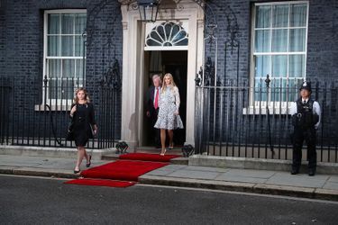 Ivanka Trump quittant le 10 Downing Street, le 4 juin 2019.