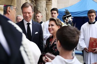 La grande-duchesse Maria Teresa et le grand-duc Henri de Luxembourg à Luxembourg, le 26 mai 2019