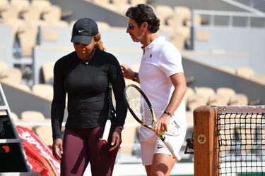 Serena Williams et son coach Patrick Mouratoglou