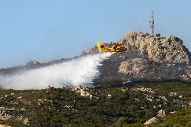  Environ 200 hectares de maquis ont été détruits dans l'incendie de Bonifacio (Corse du Sud).