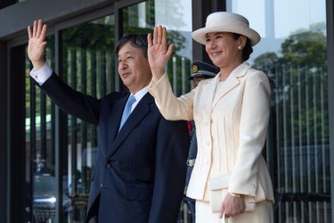 L'impératrice Masako et l'empereur Naruhito du Japon à Tokyo, le 27 mai 2019
