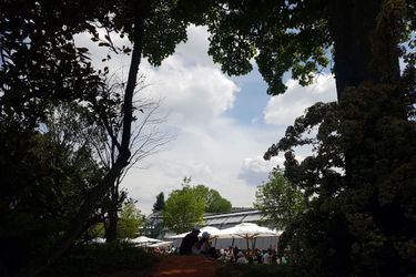 Le nouvel espace de Roland-Garros, conçu autour du court Simonne-Mathieu.
