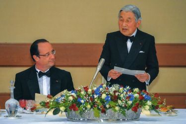 L’empereur Akihito a reçu le président François Hollande