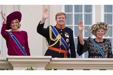 La princesse Maxima, Willem-Alexander et Beatrix
