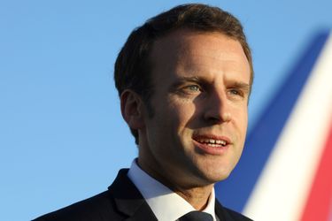 Emmanuel Macron à Noumea jeudi. 