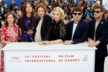 L&#039;équipe de «Sibyl» au Festival de Cannes le 25 mai.