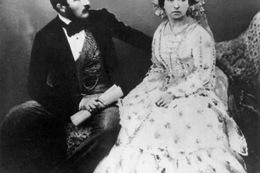 La reine Victoria et le prince Albert en 1854 