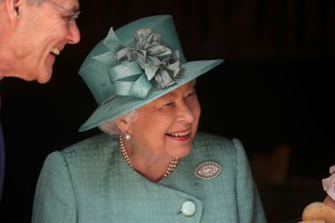 La reine Elizabeth II à Londres, le 22 mai 2019