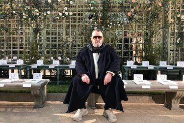 Michel Gaubert lors du défilé Chanel haute couture printemps été 2018 