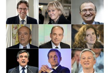 Frédéric Lefebvre, Nadine Morano, Hervé Mariton, Alain Juppé, Jean-François Copé, NKM, François Fillon, Nicolas Sarkozy, Bruno Le Maire