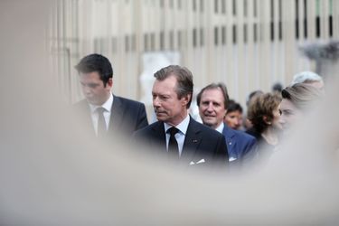Le grand-duc Henri de Luxembourg et la princesse Stéphanie à Paris, le 22 mai 2019