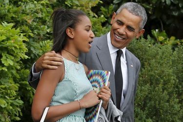Barack Obama et Sasha