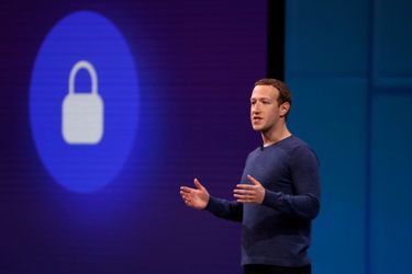 Mark Zuckerberg à San Jose, le 1er mai dernier, lors du F8, la grand-messe annuelle de Facebook.