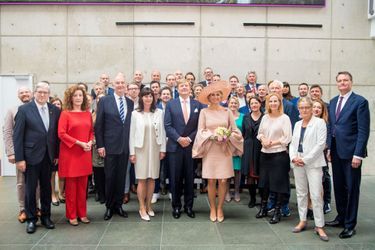 La reine Maxima et le roi Willem-Alexander des Pays-Bas à Potsdam, le 22 mai 2019