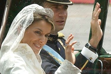 Mariage de Letizia Ortiz et du prince Felipe d&#039;Espagne à Madrid, le 22 mai 2004